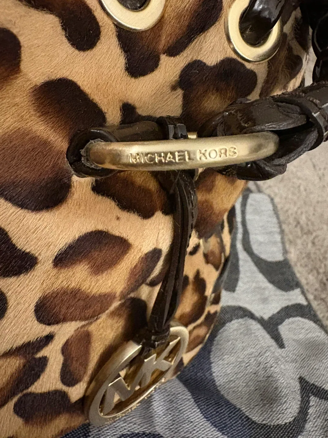 Michael Kors Leopard Print Handbag image indicator(10)