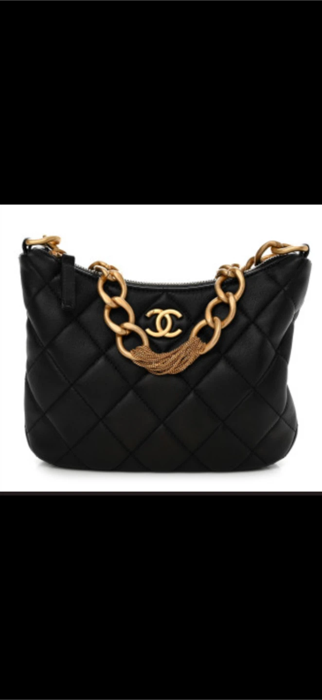 Chanel Black Quilted Leather Shoulder Bag