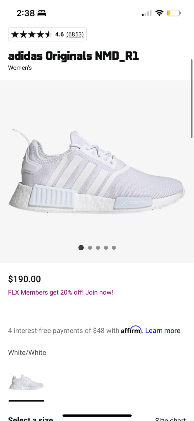 Adidas nmd women’s 5.5 but fits 6.5-7 - photo 2