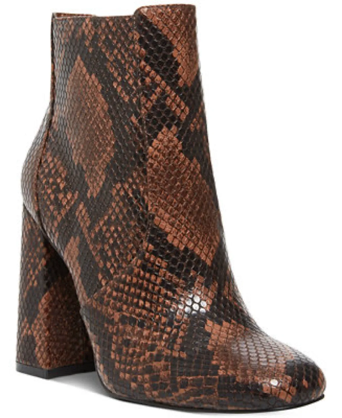 New aldo snakeprint heeled boots size 7 image indicator(2)