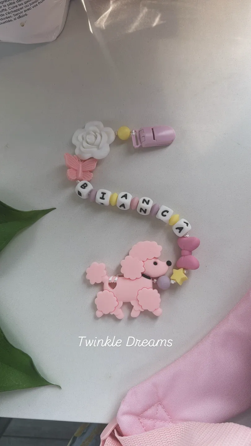 Twinkle Dreams Custom Pacifier Clip baby image indicator(4)