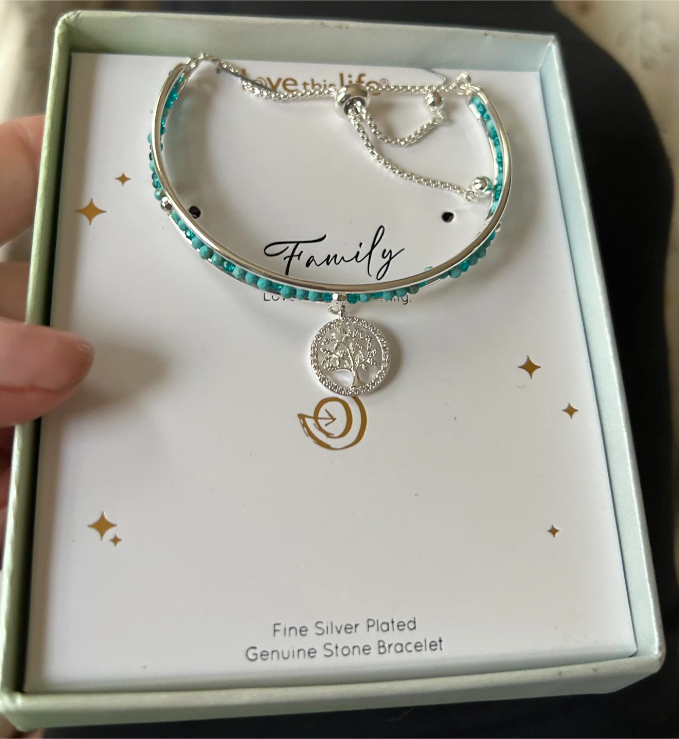 Lovethislife Family Silver Plated Bracelet