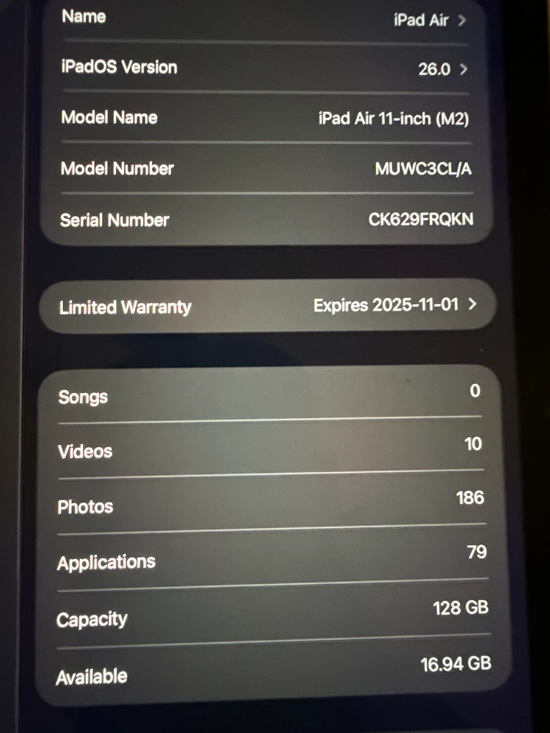 Apple iPad Air 11-inch (M2) 128GB - photo 3