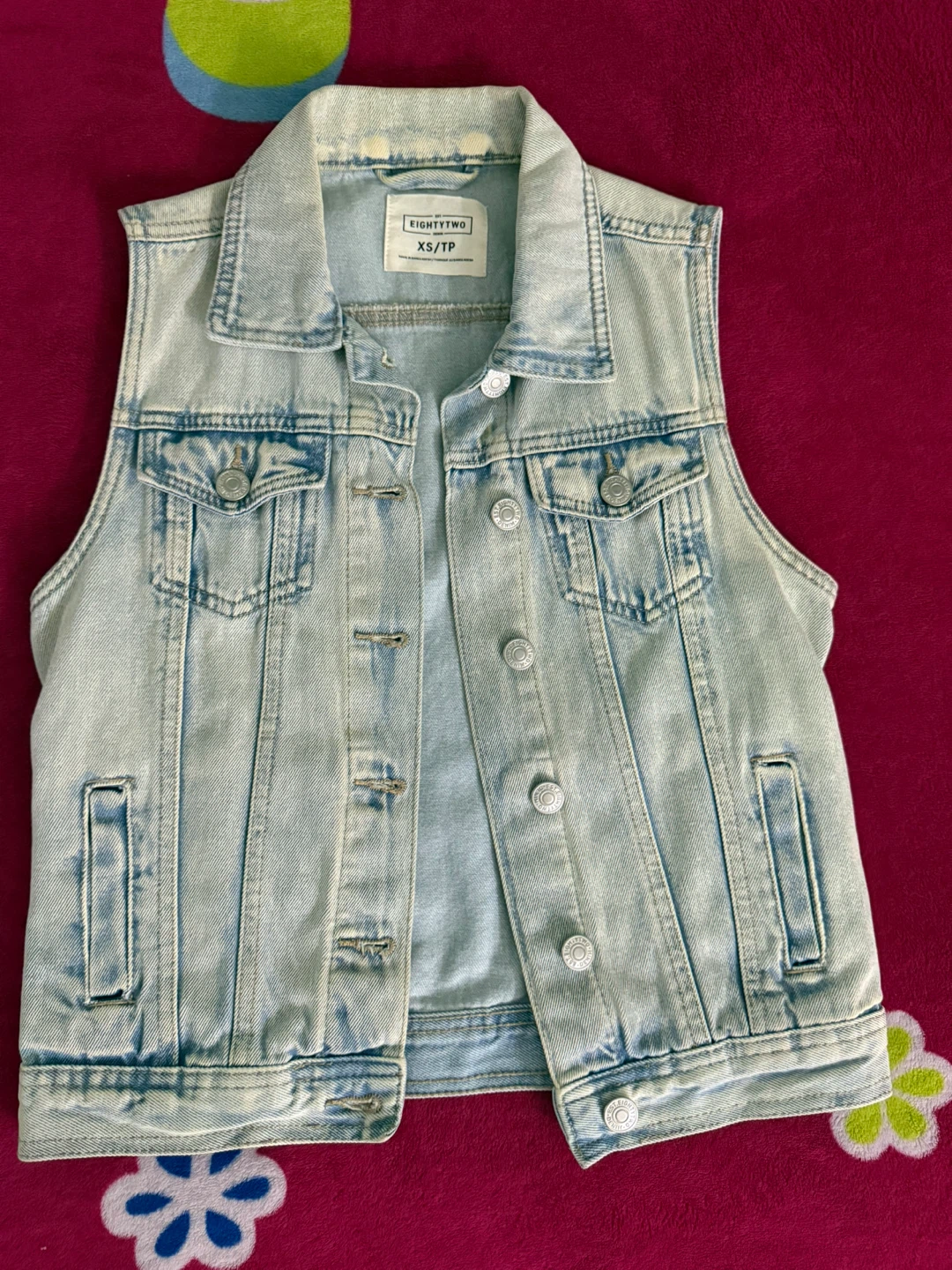 EIGHTYTWO Denim Vest - Size XS - photo 4