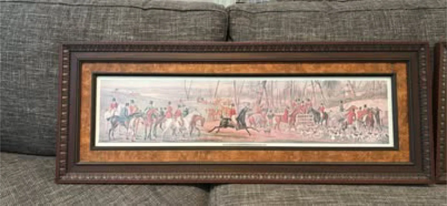 Framed Thomas McLean Horse Riding Print image indicator(4)