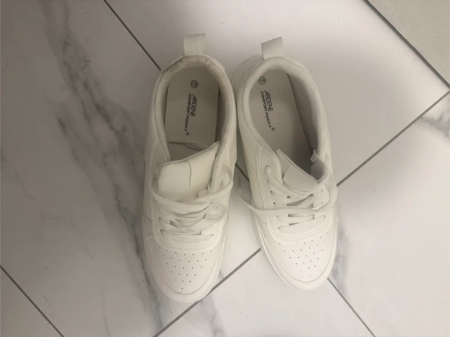 Ardene White Sneakers - Size 10