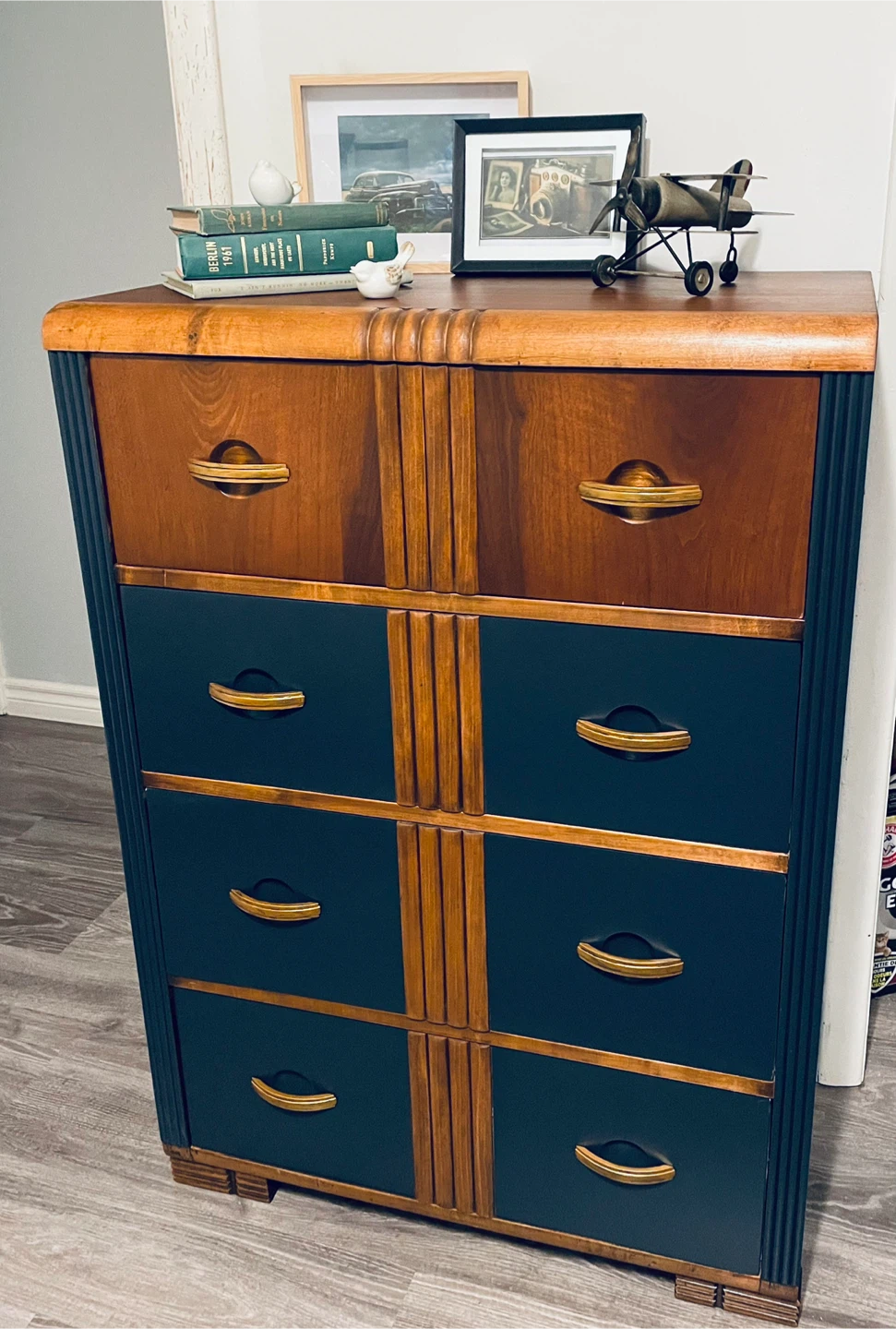 Vintage Two-Tone Dresser