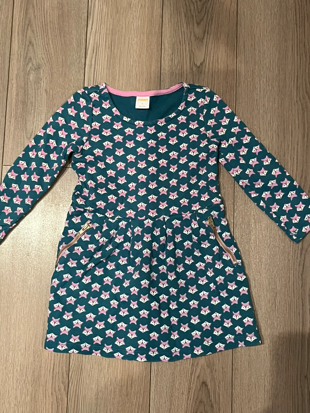 Gymboree Girl's Fox Print Dress - Size 4