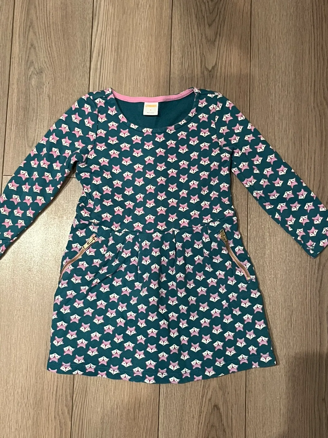 Gymboree Girl's Fox Print Dress - Size 4 thumbnail