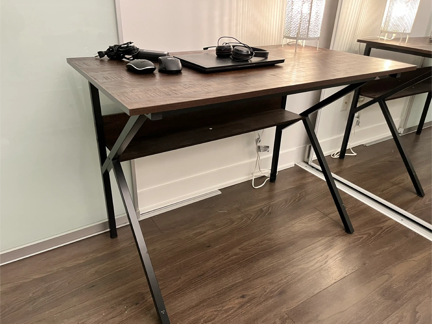 Brown and Black Desk - photo 3