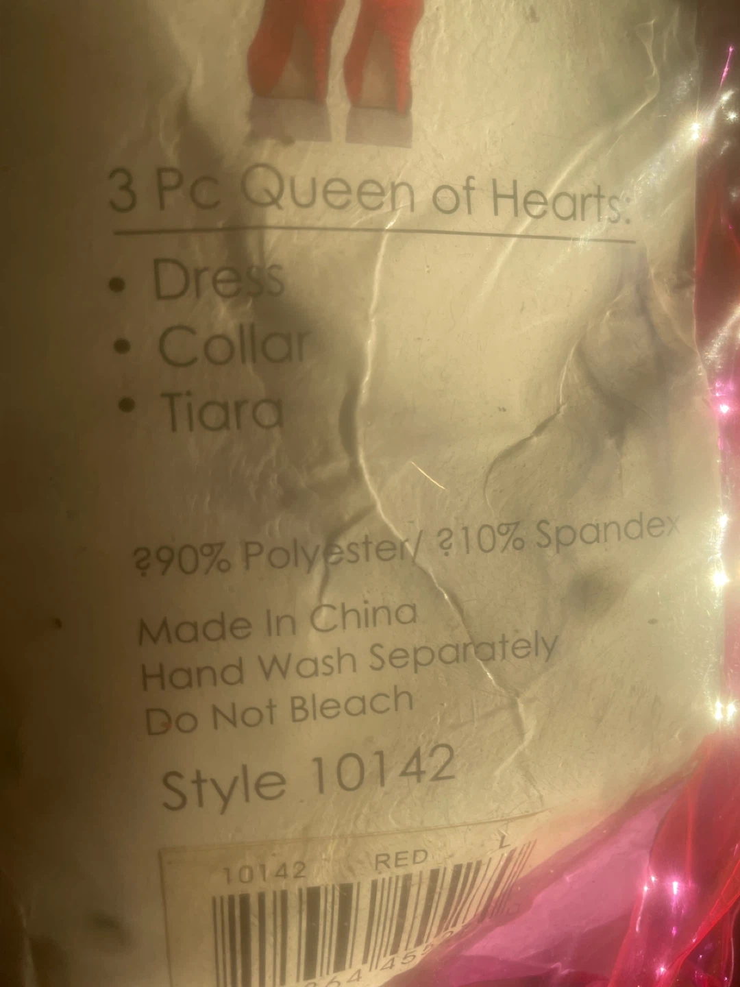 Queen of Hearts Costume DRESS ONLY - photo 2