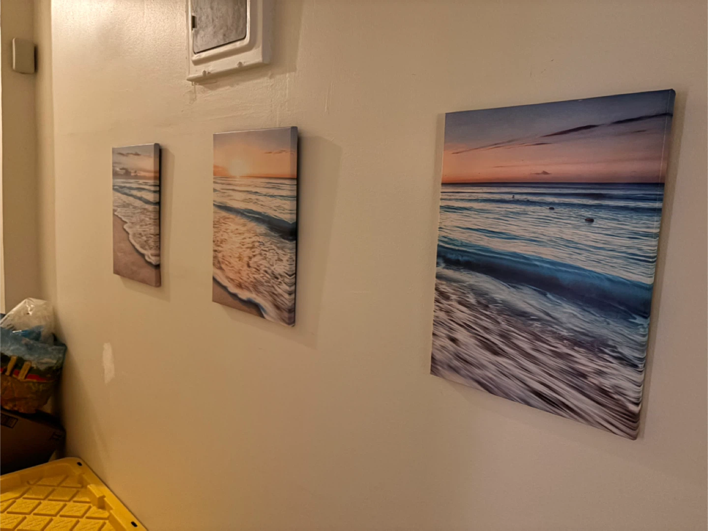 Beach Canvas Wall Art (Set of 3)