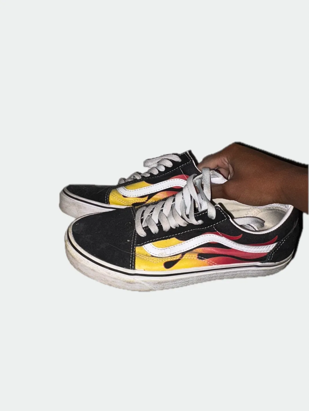 Vans Old Skool Flame Shoes - Size 8.5 image indicator(2)