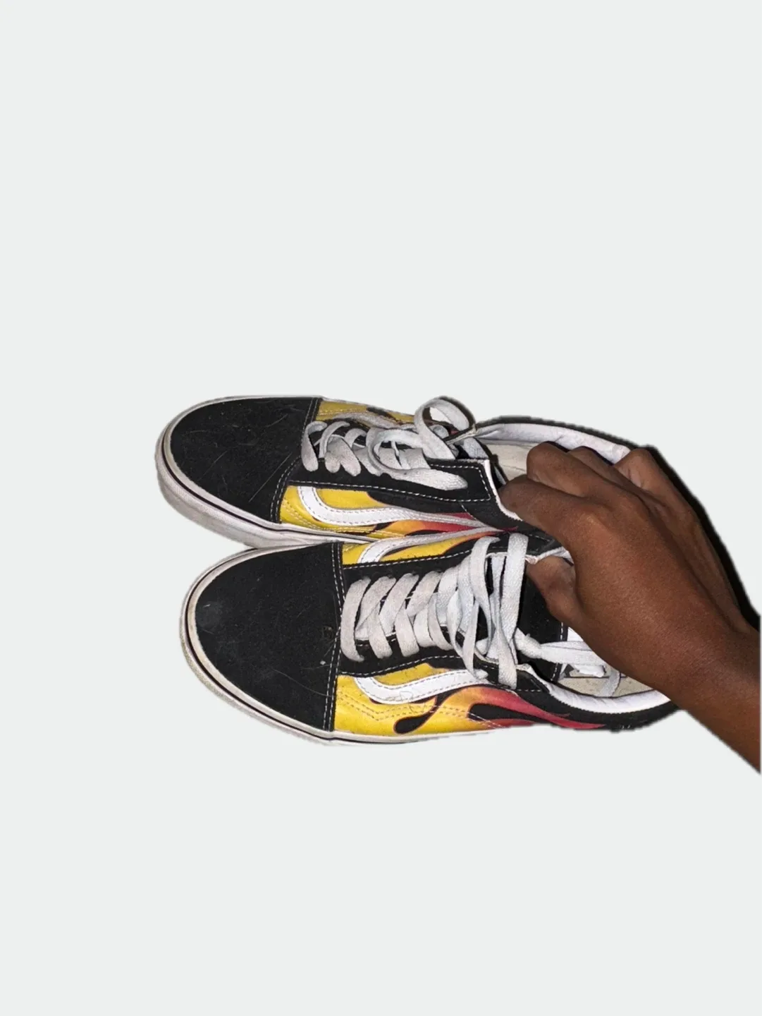 Vans Old Skool Flame Shoes - Size 8.5 image indicator(3)