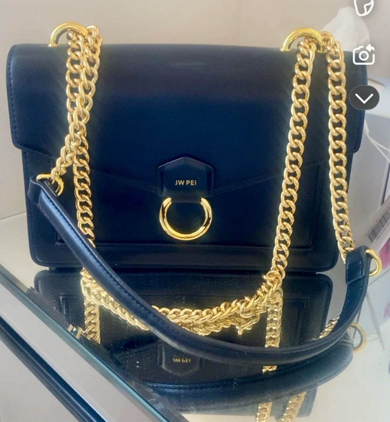 JW PEI Black Chain Shoulder Bag thumbnail