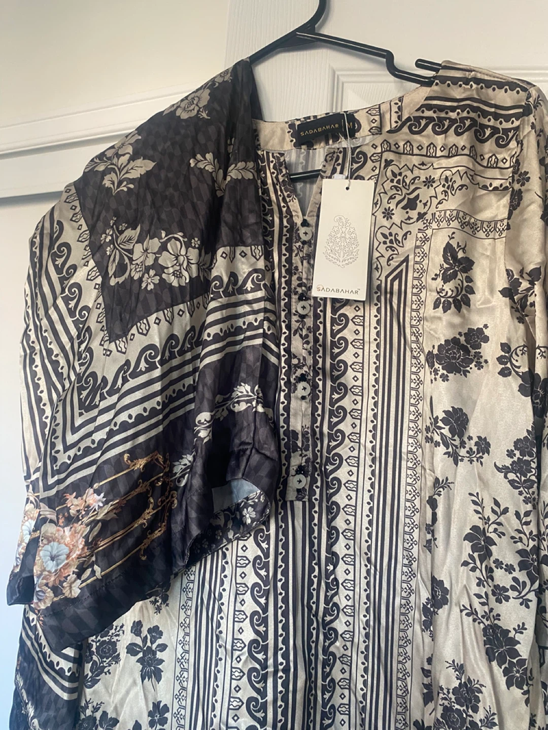 New Sadabahar Printed Suit - Size M