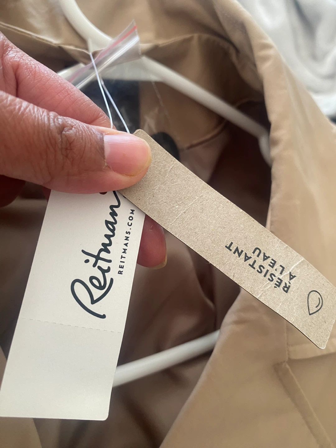 Reitmans Trench Coat - Size Large - photo 4