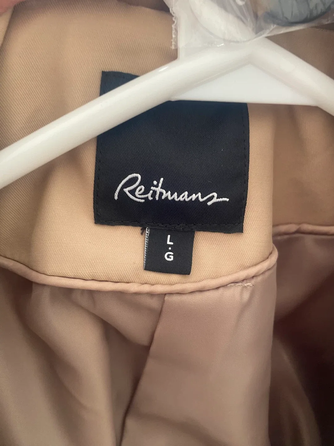 Reitmans Trench Coat - Size Large image indicator(3)