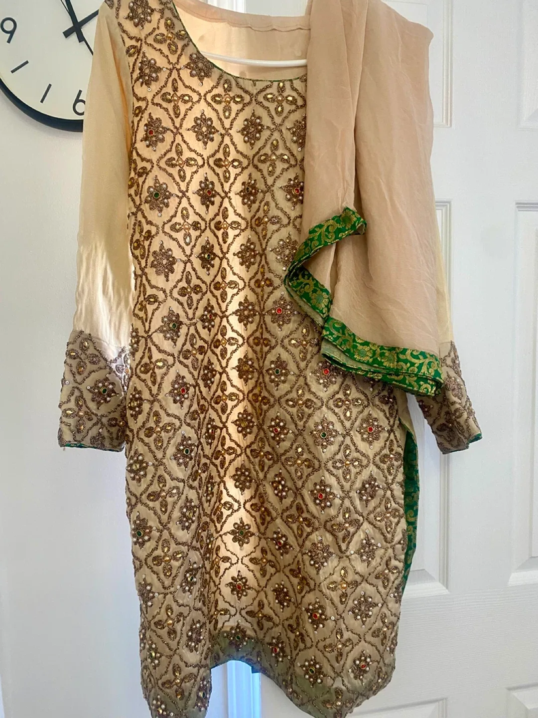 Embroidered Salwar Kameez Suit image indicator(4)