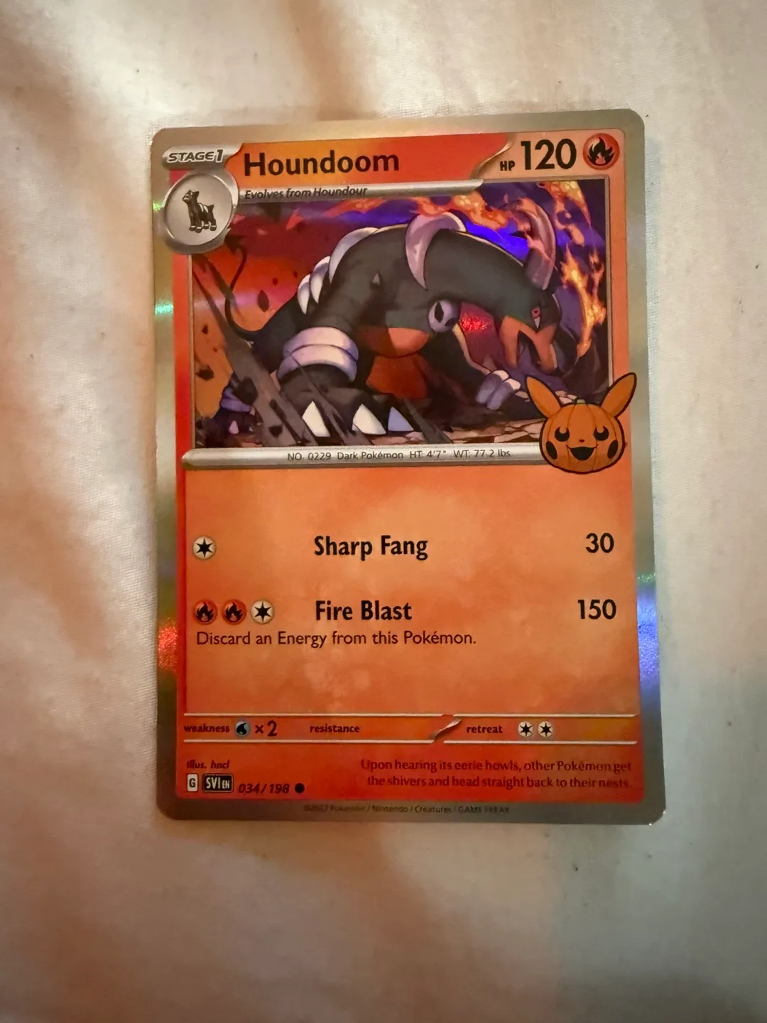 Houndoom Pokemon Card thumbnail