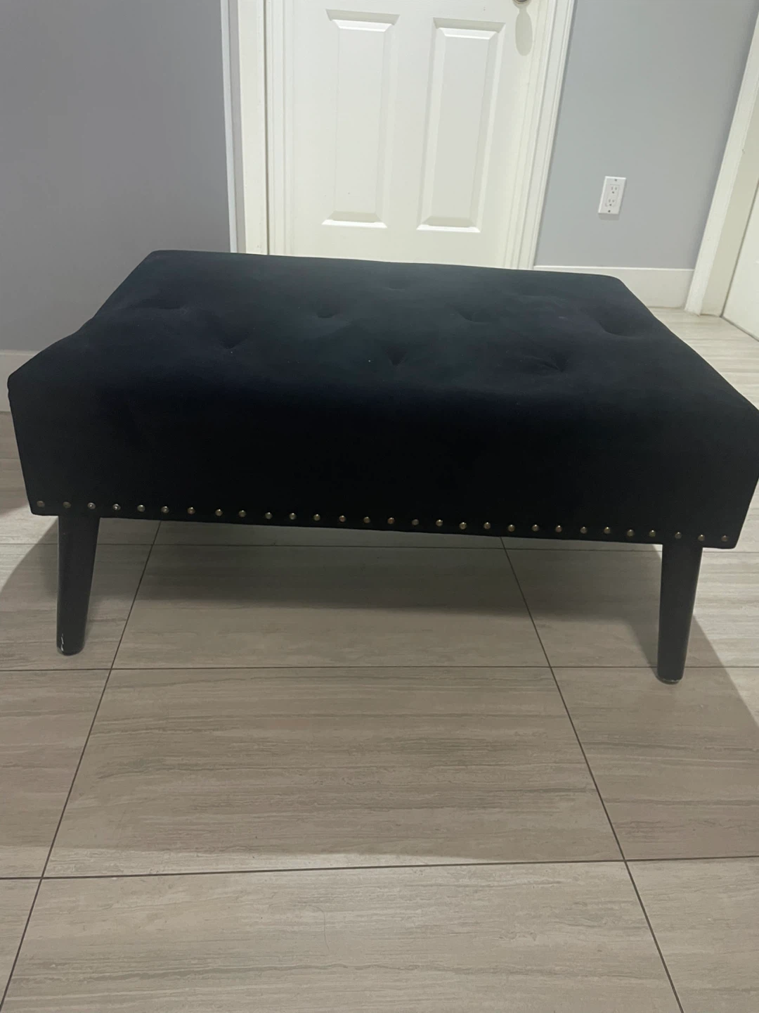 Black Ottoman