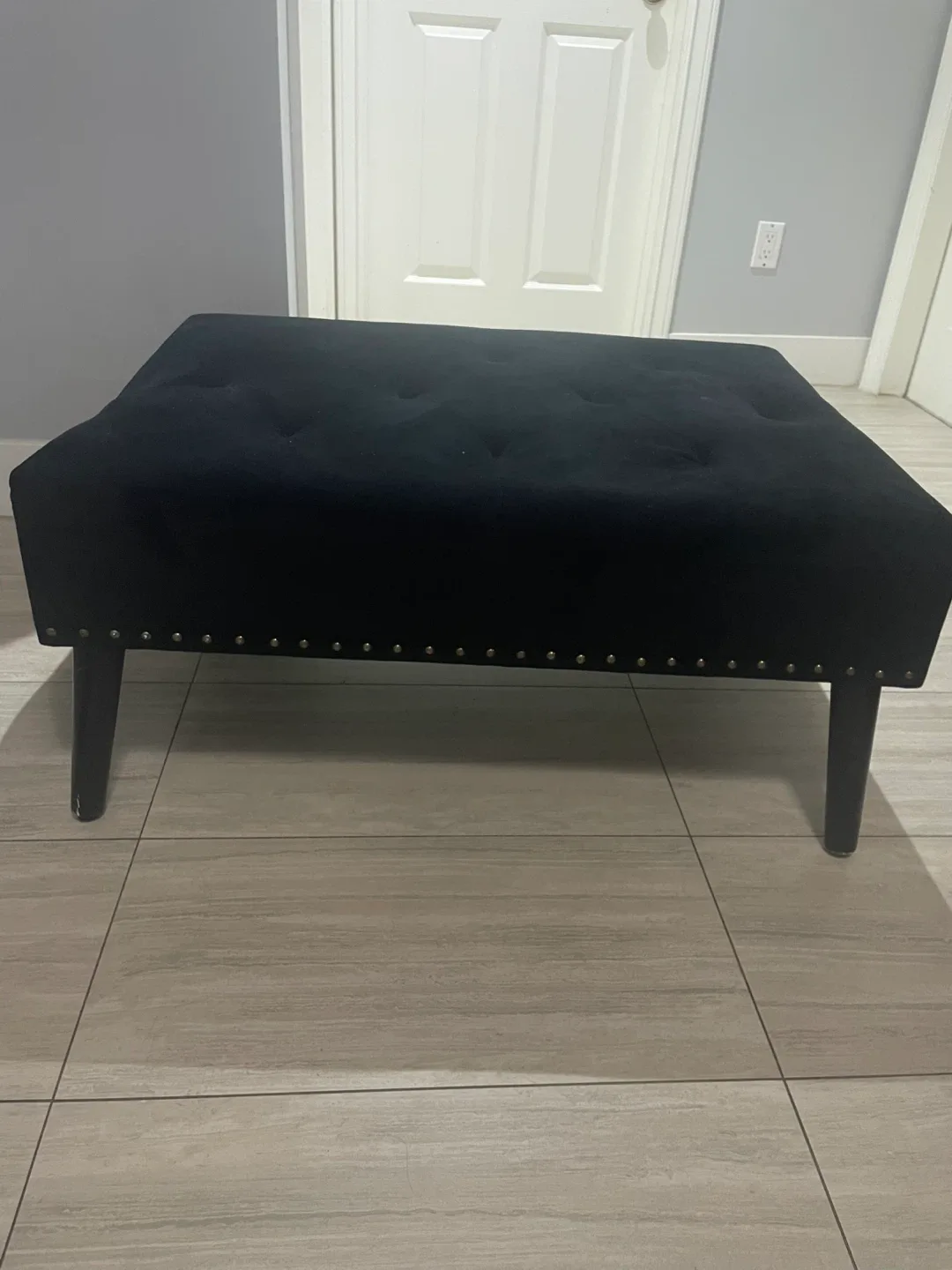 Black Ottoman