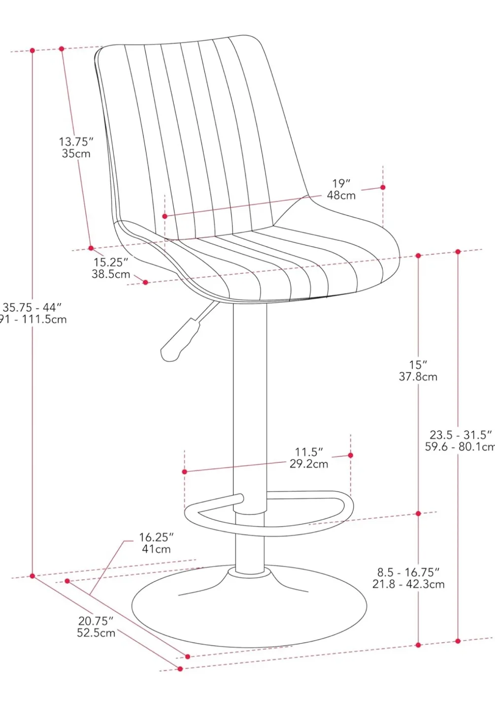 Set of 4 White & Gold Bar Stools image indicator(5)