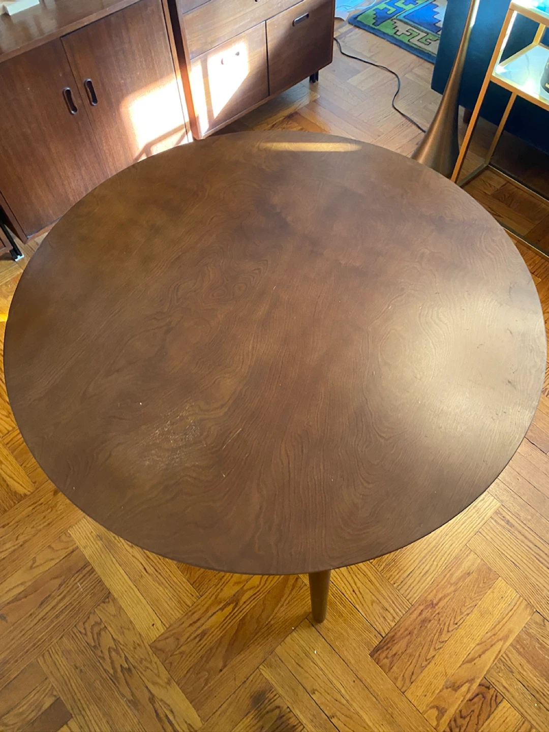 Round Wooden Dining Table - photo 2