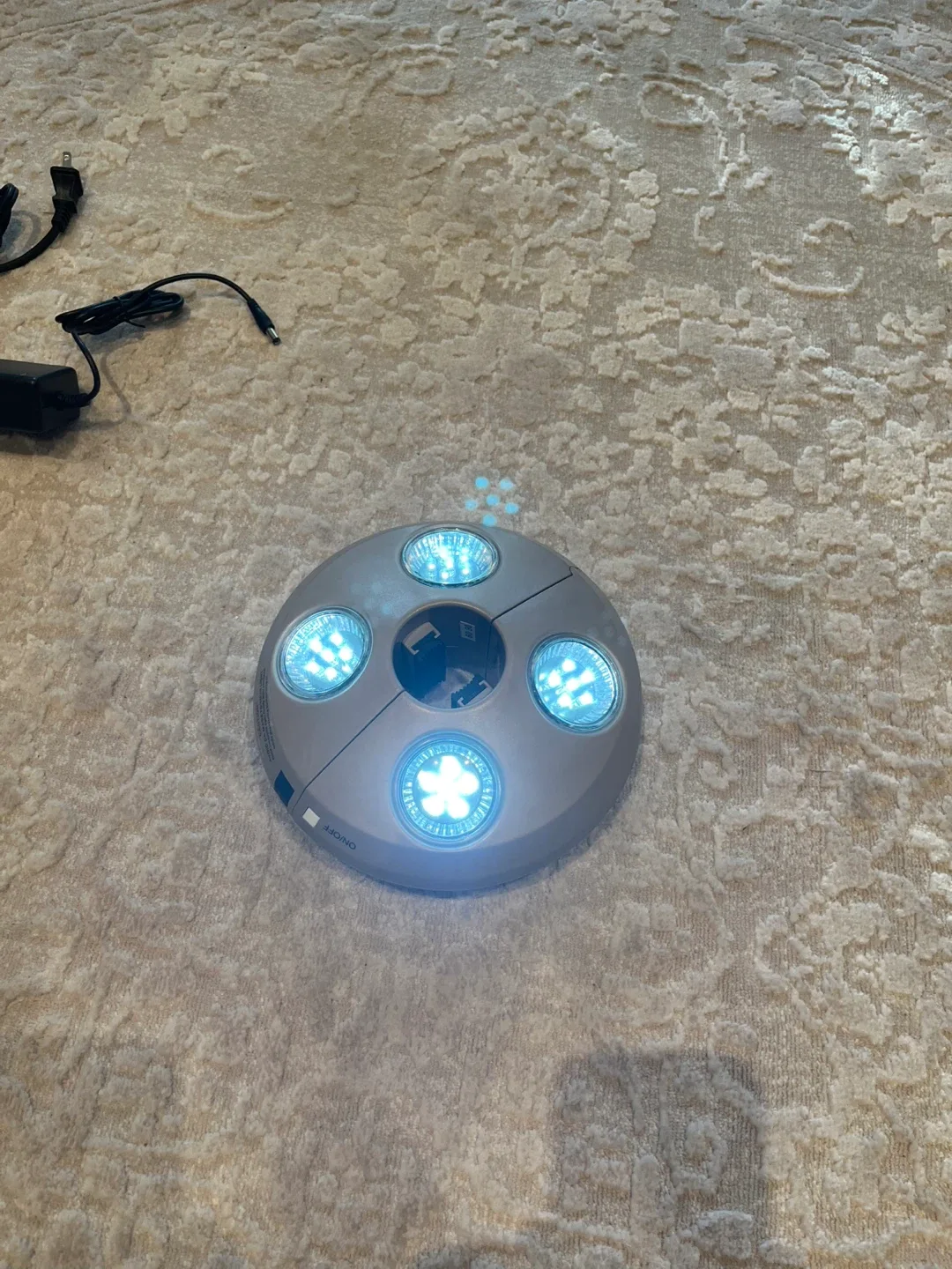 Treasure Garden Vega Battery Rechargeable Umbrella Light image indicator(4)