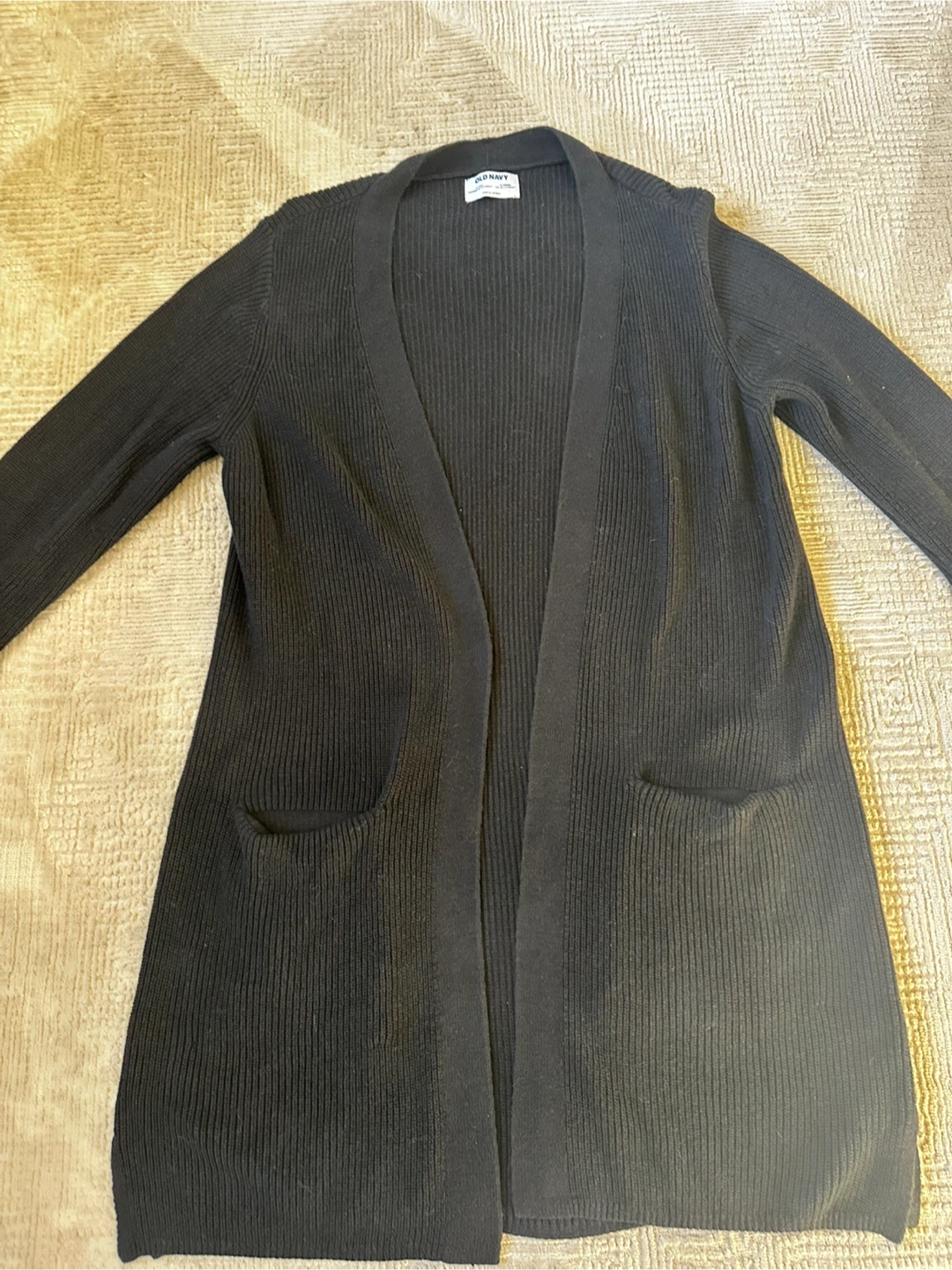 Cozy Black Cardigan - Size M Tall - photo 2
