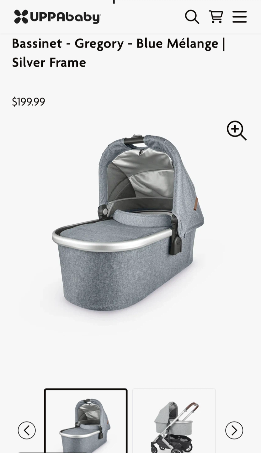 UPPAbaby Bassinet - Black