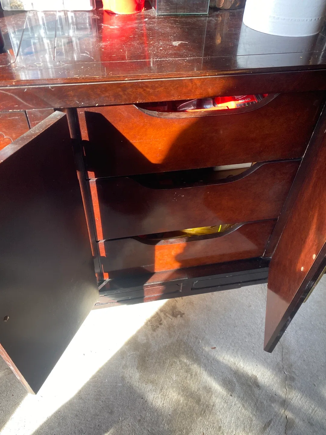 Wooden Cabinet with Drawers image indicator(2)