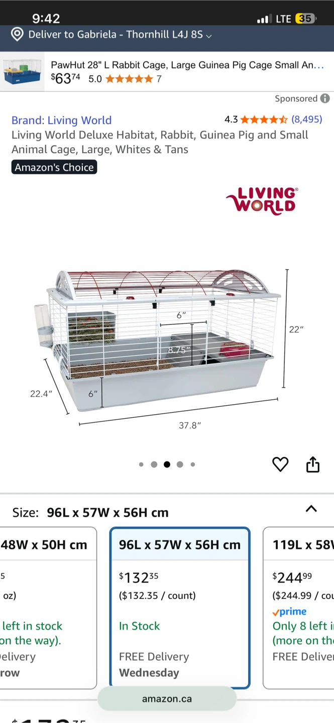 Living World Deluxe Habitat - 96L x 57W x 56H cm