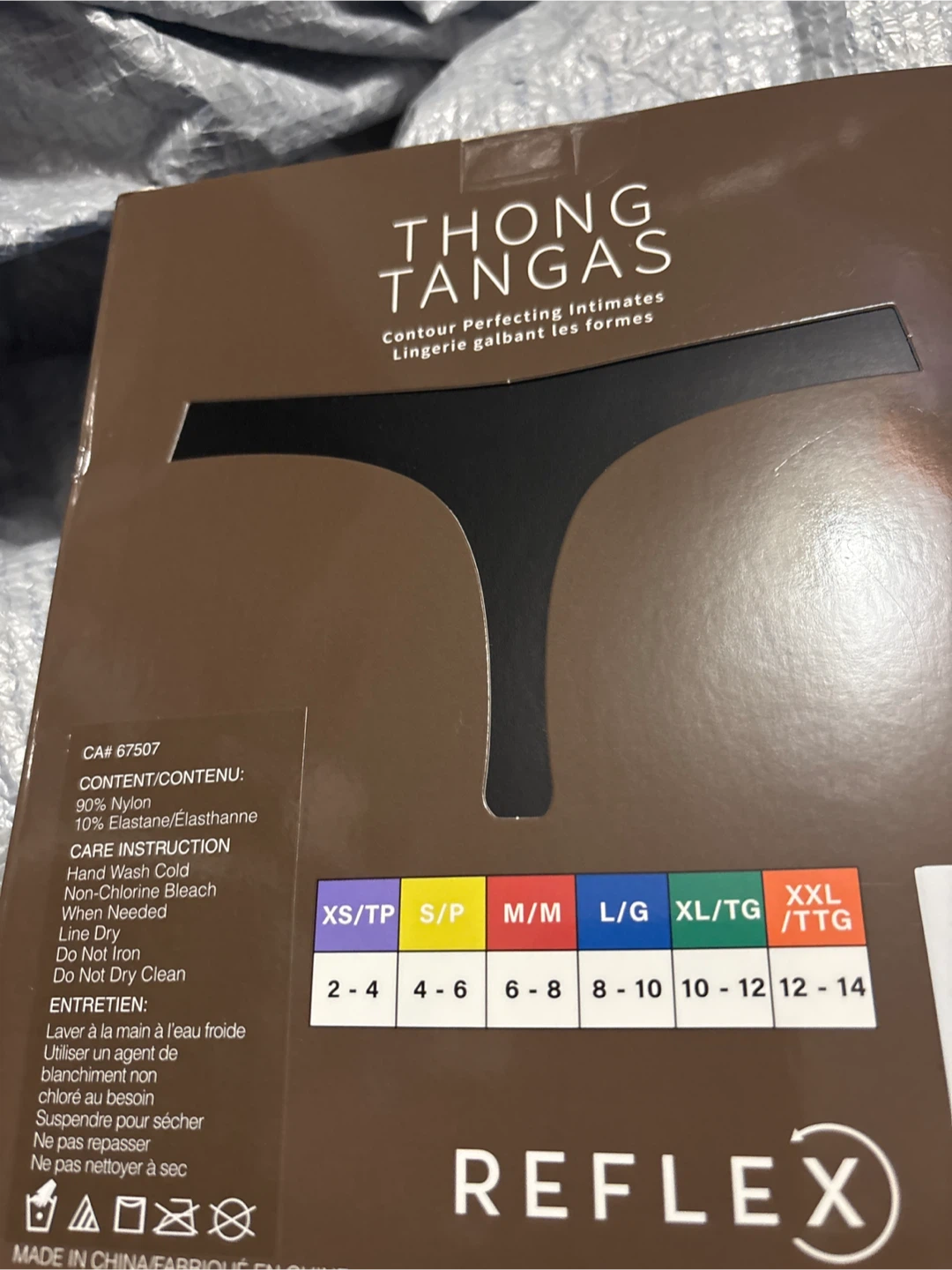 Reflex Thong Tangas 6-Pack - Size XS/TP (2-4) - photo 2