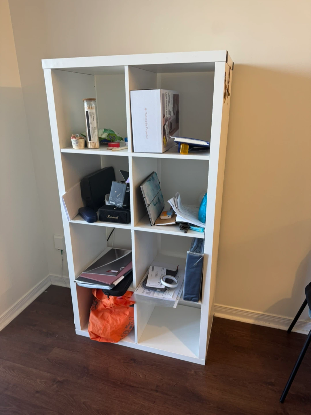 IKEA Kallax White Shelf Unit