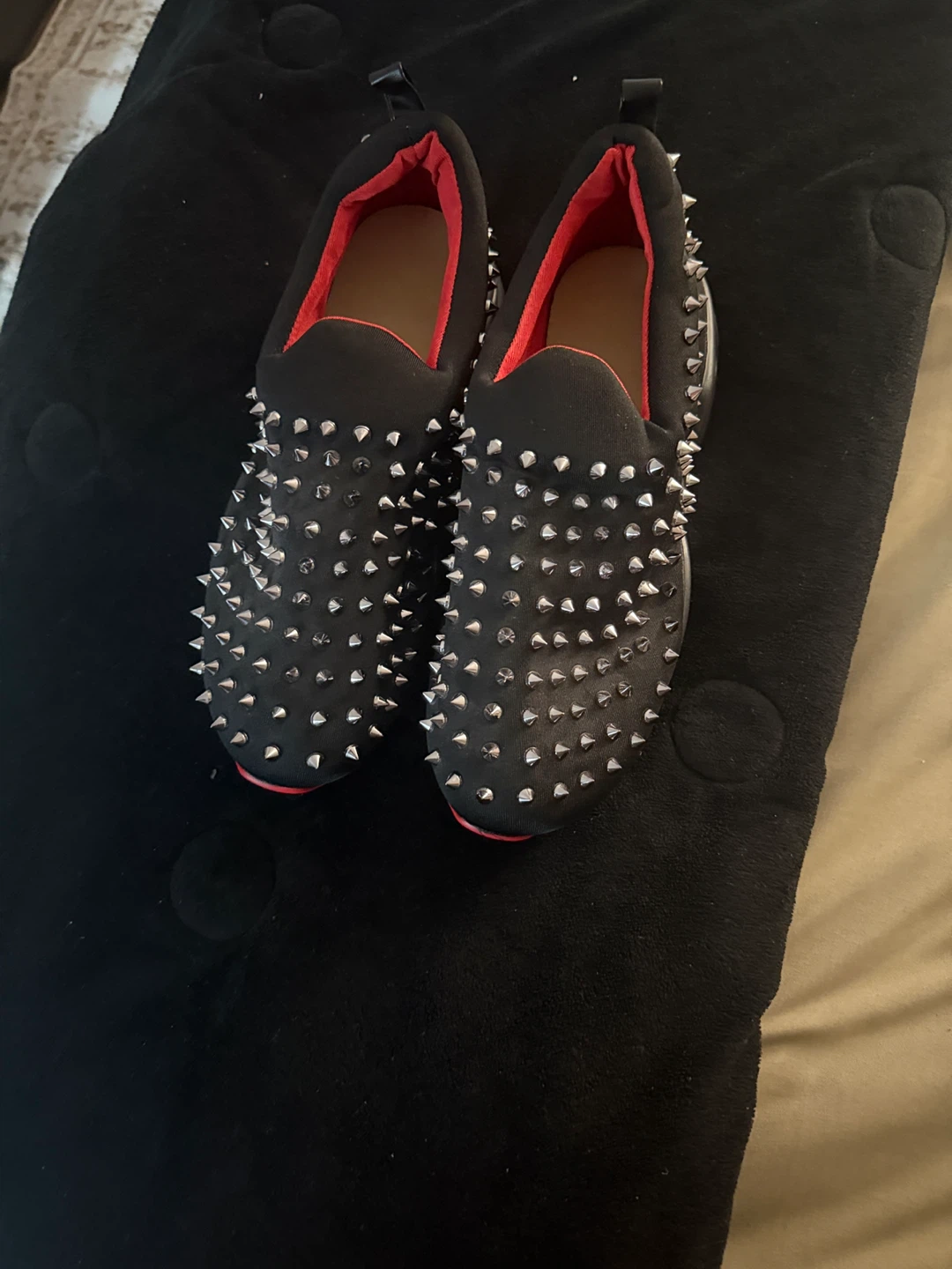 Spiked Slip-On Shoes