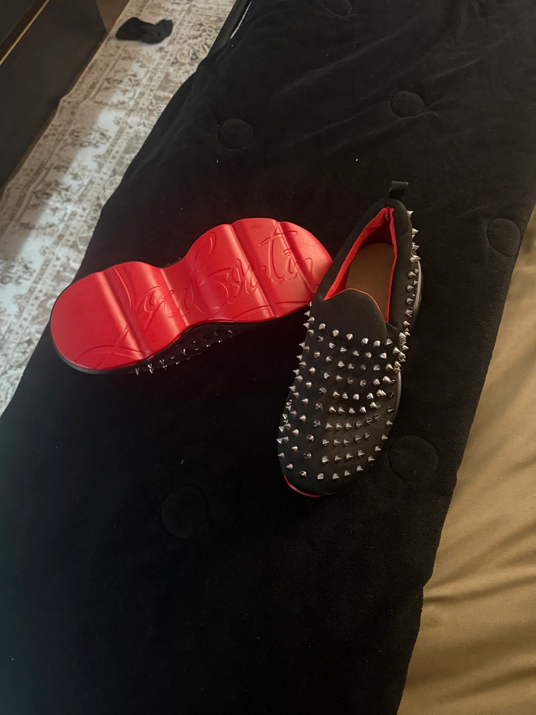 Spiked Slip-On Shoes - photo 2