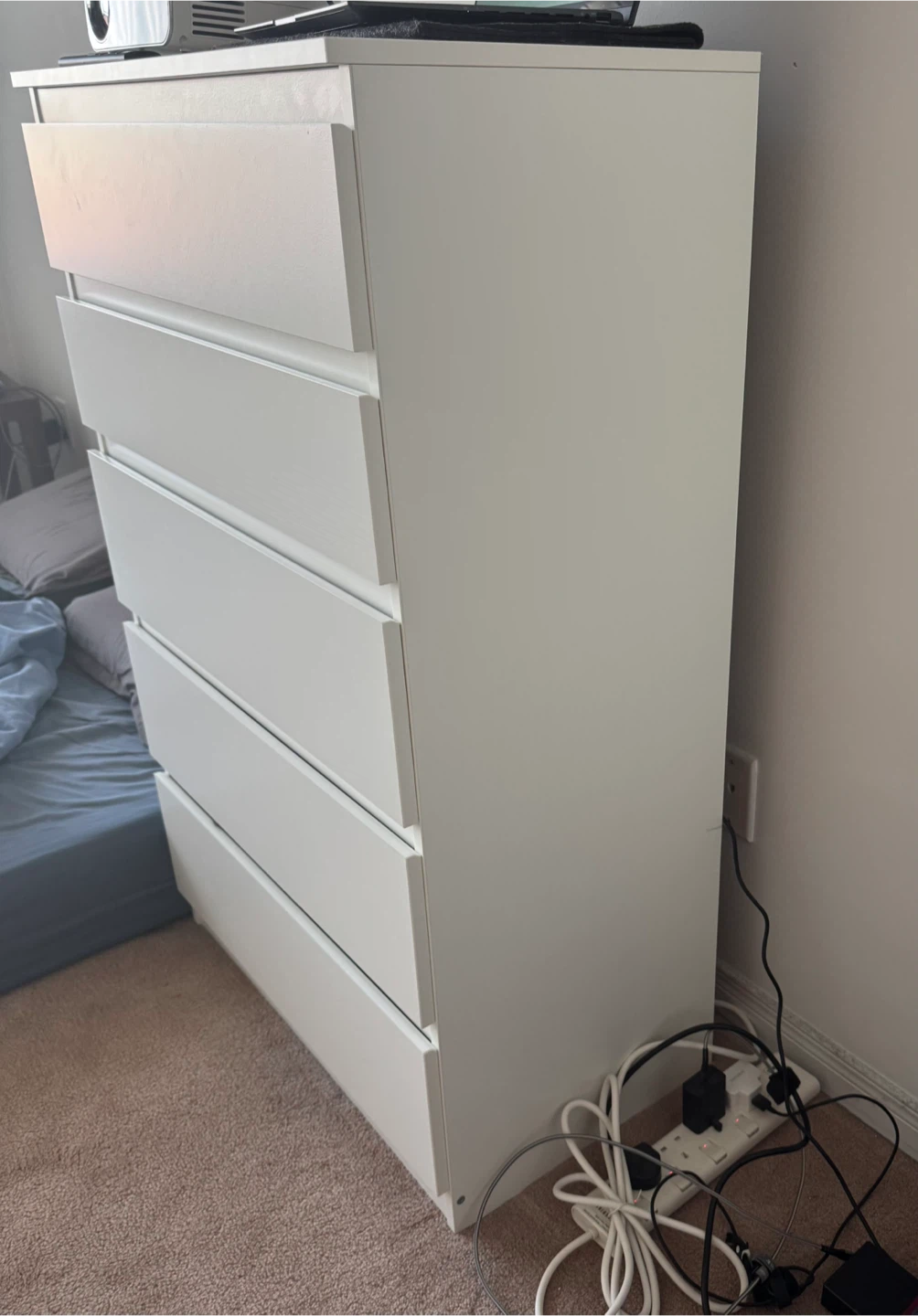IKEA Malm 5-Drawer Dresser - White