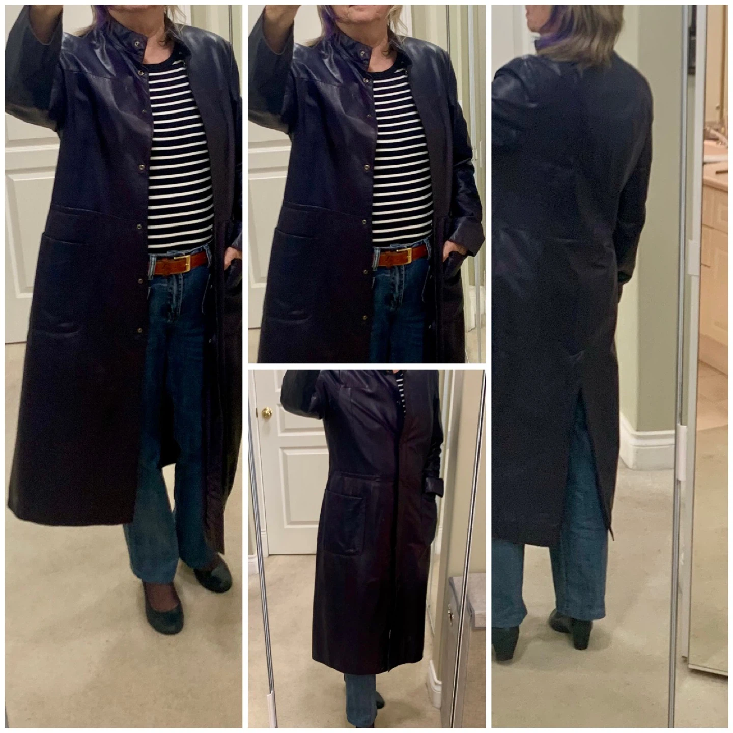 Vintage Danier Canada Leather Coat Size 10 - photo 4