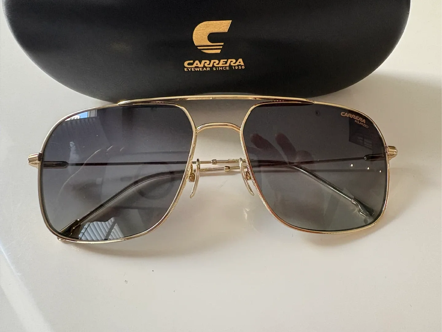 Carrera Gold Aviator Sunglasses thumbnail