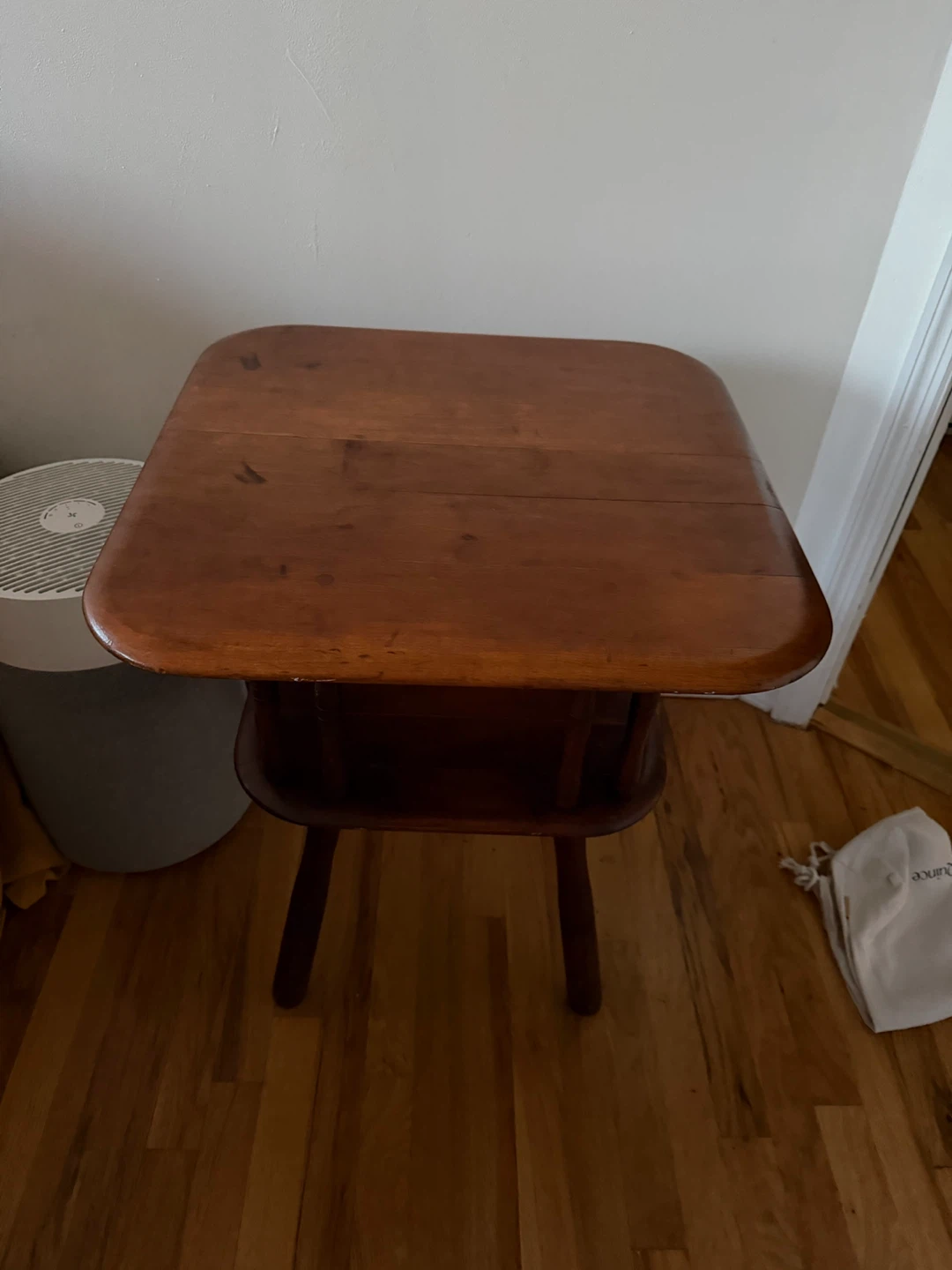Vintage Wooden Side Table - photo 3