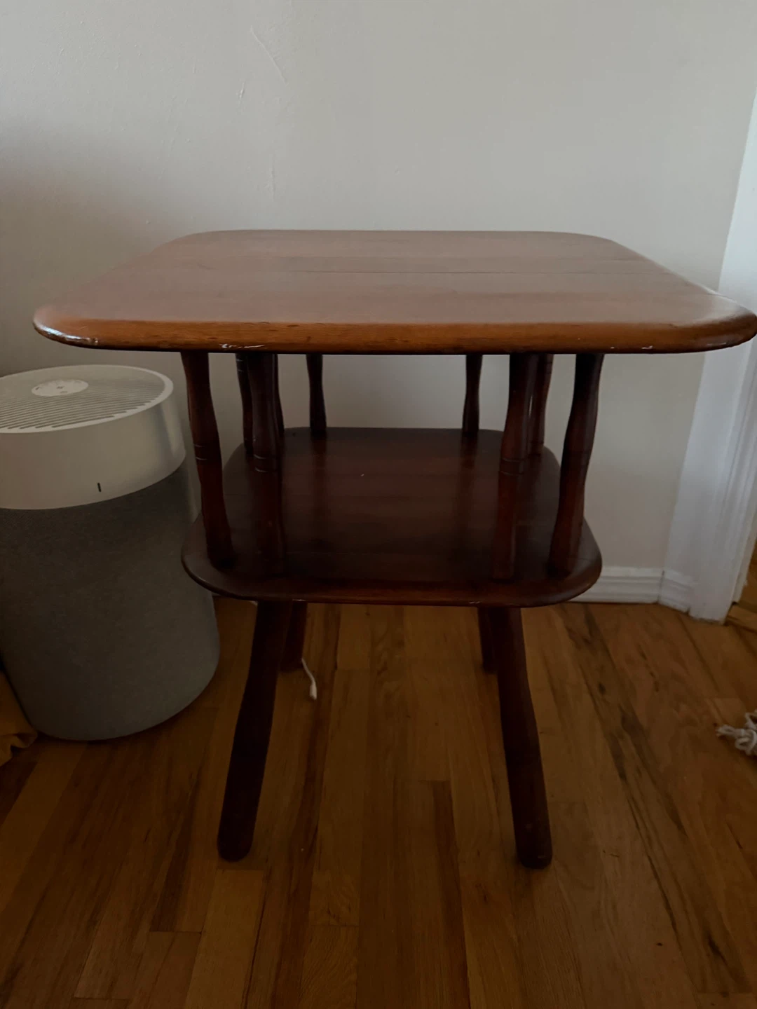 Vintage Wooden Side Table - photo 2