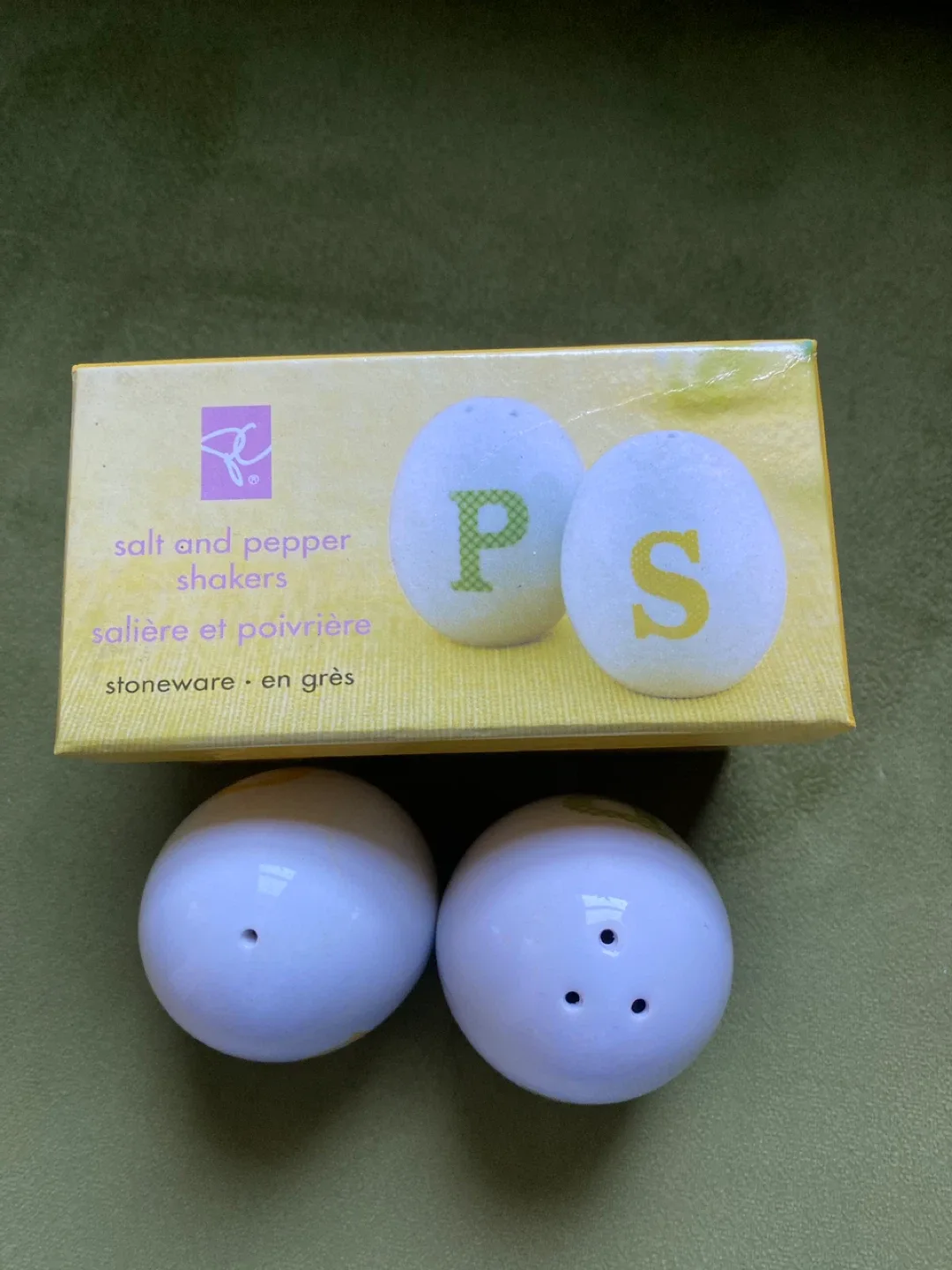 New Papyrus Egg Salt and Pepper Shakers image indicator(2)