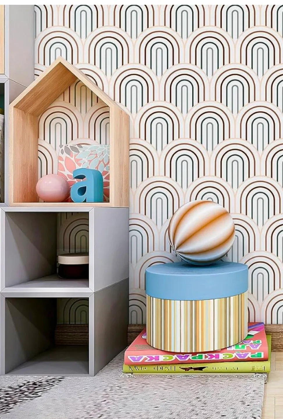 Kids room Wallpaper. just peel & stick image indicator(3)