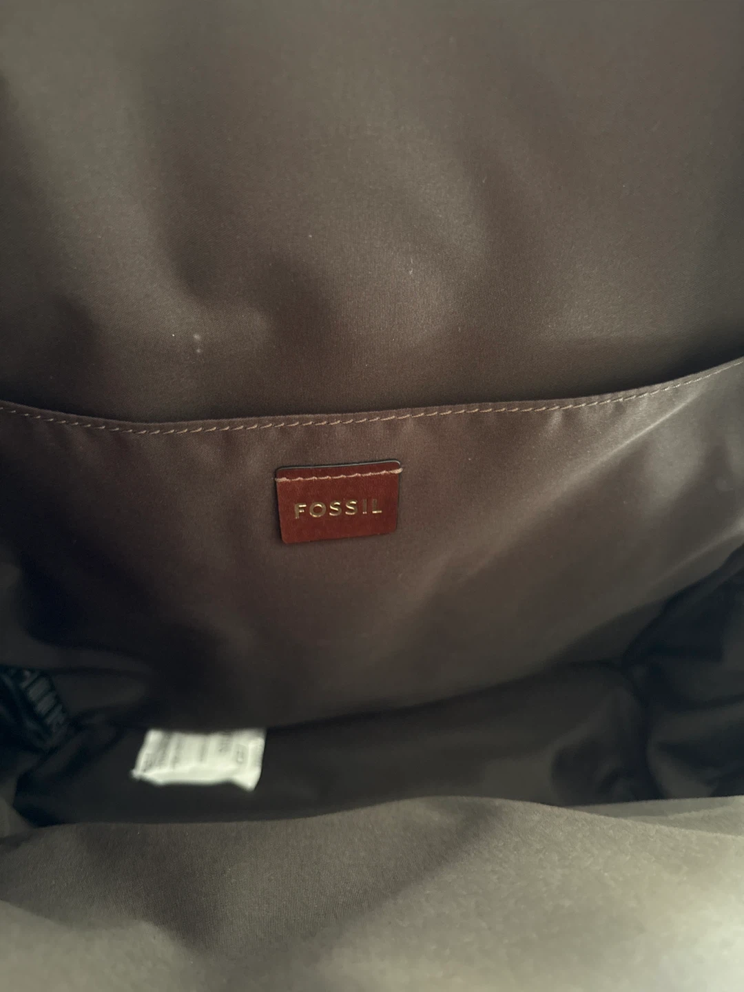 Fossil Leather Laptop Backpack - Brown - photo 2