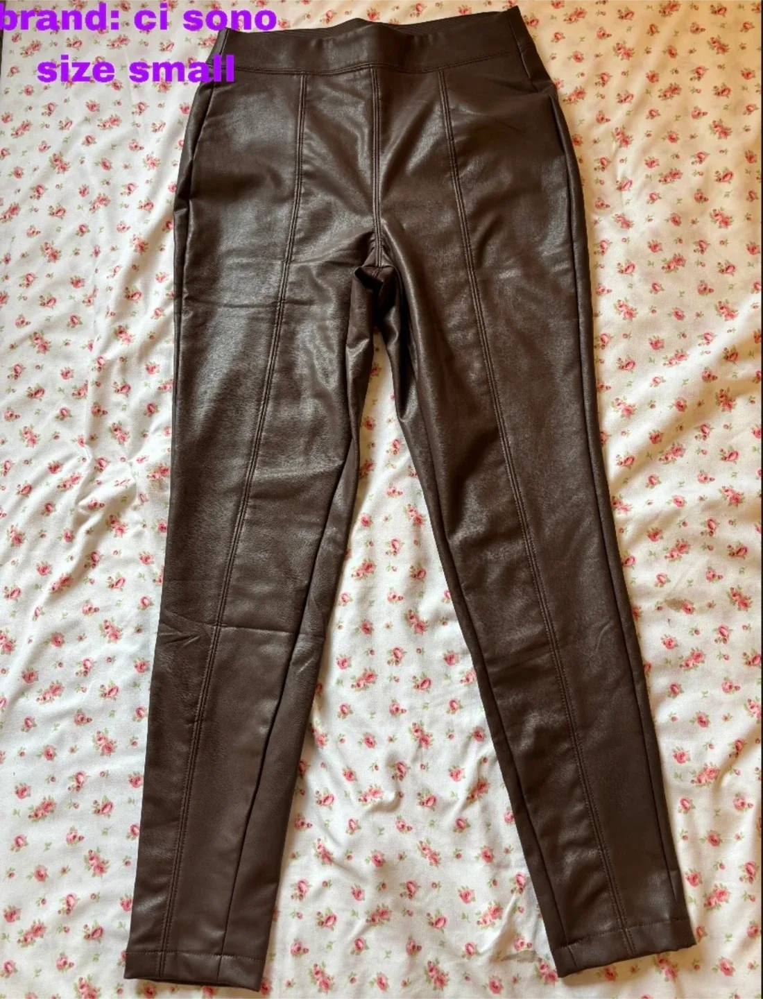 Ci Sono Faux Leather Pants thumbnail