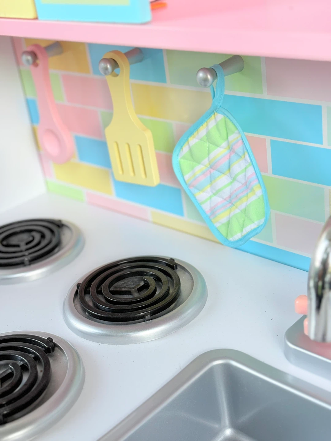 Kids Pastel Play Kitchen - photo 5