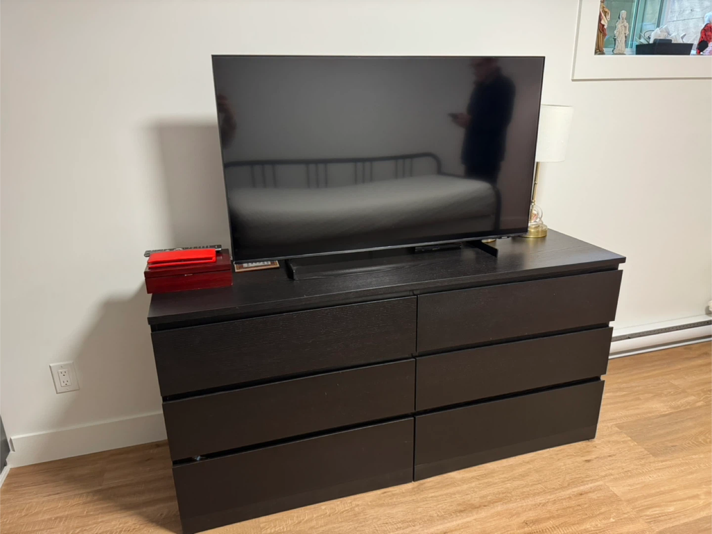 Ikea Hemnes Black-Brown Dresser - photo 2