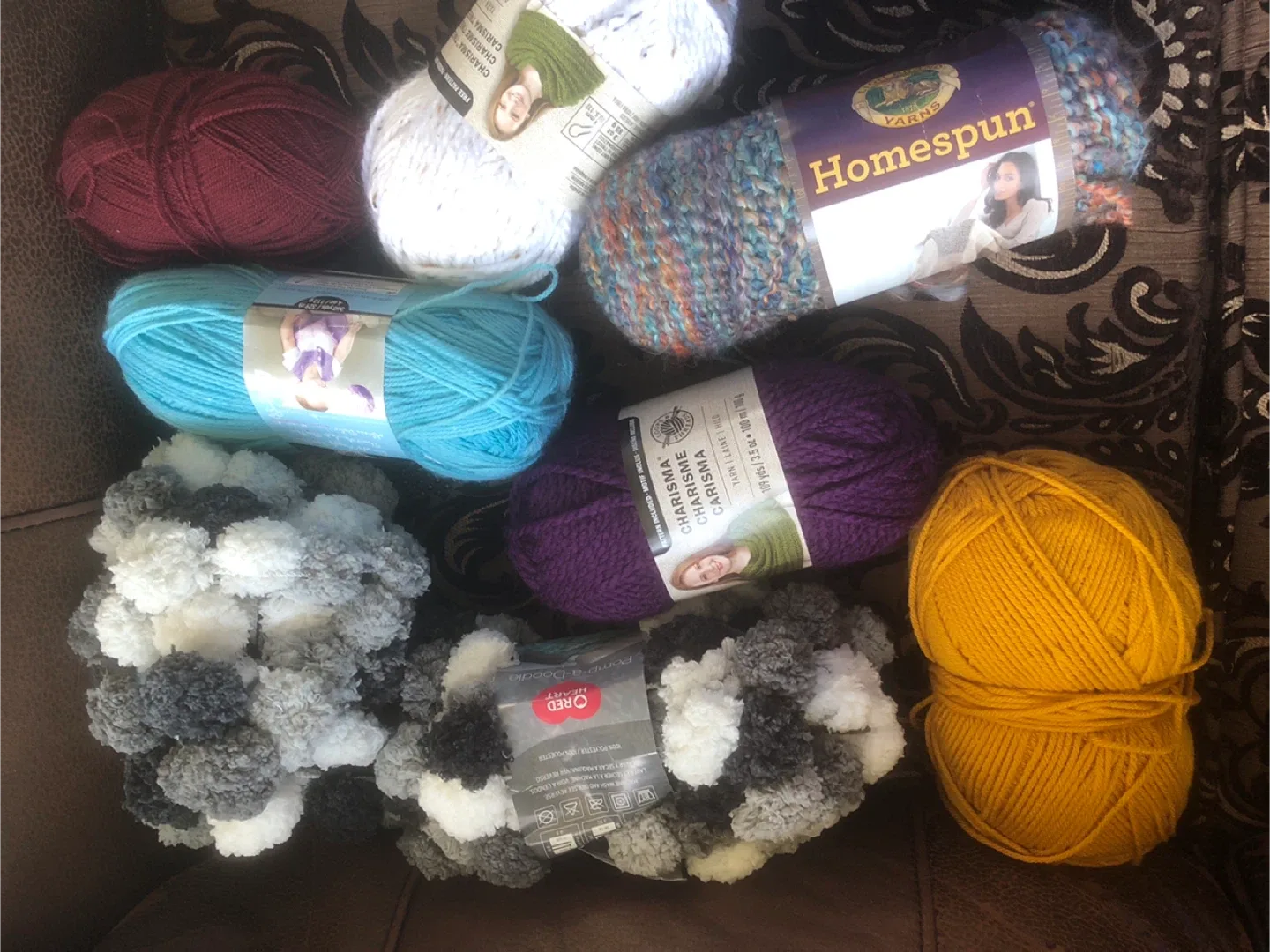 Yarn Lot - Assorted Colours & Textures thumbnail