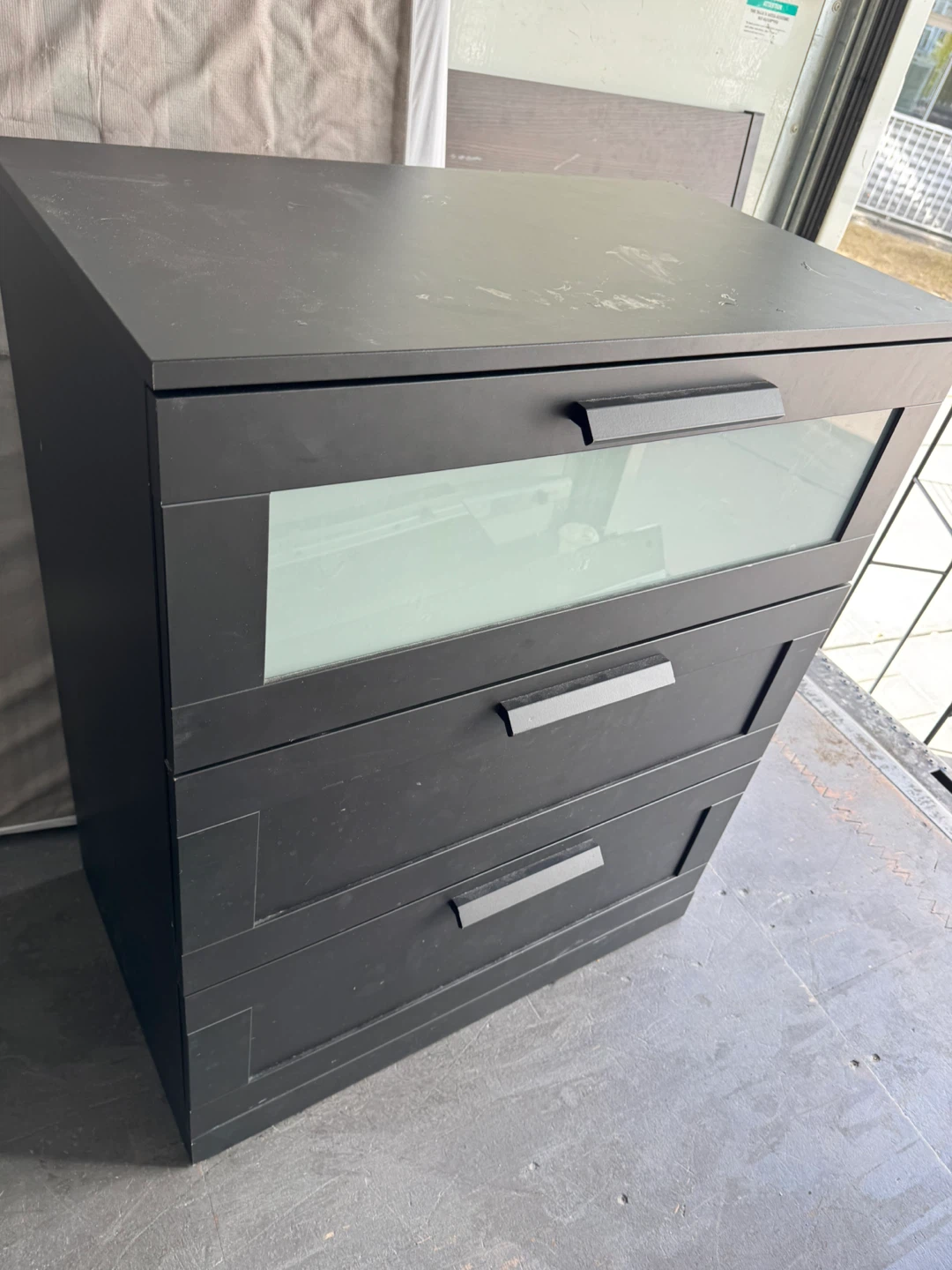 IKEA Brimnes 3-Drawer Chest - Black - photo 2